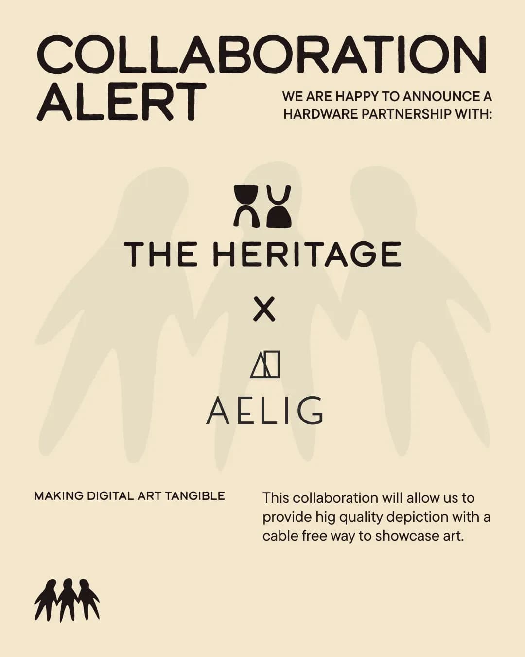 Collaboration with Heritage poster