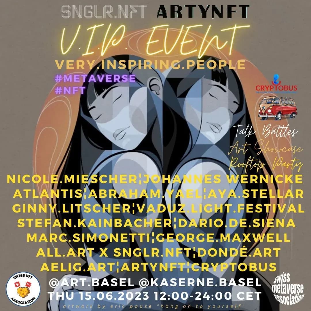 Art Basel - V.I.P. Event poster