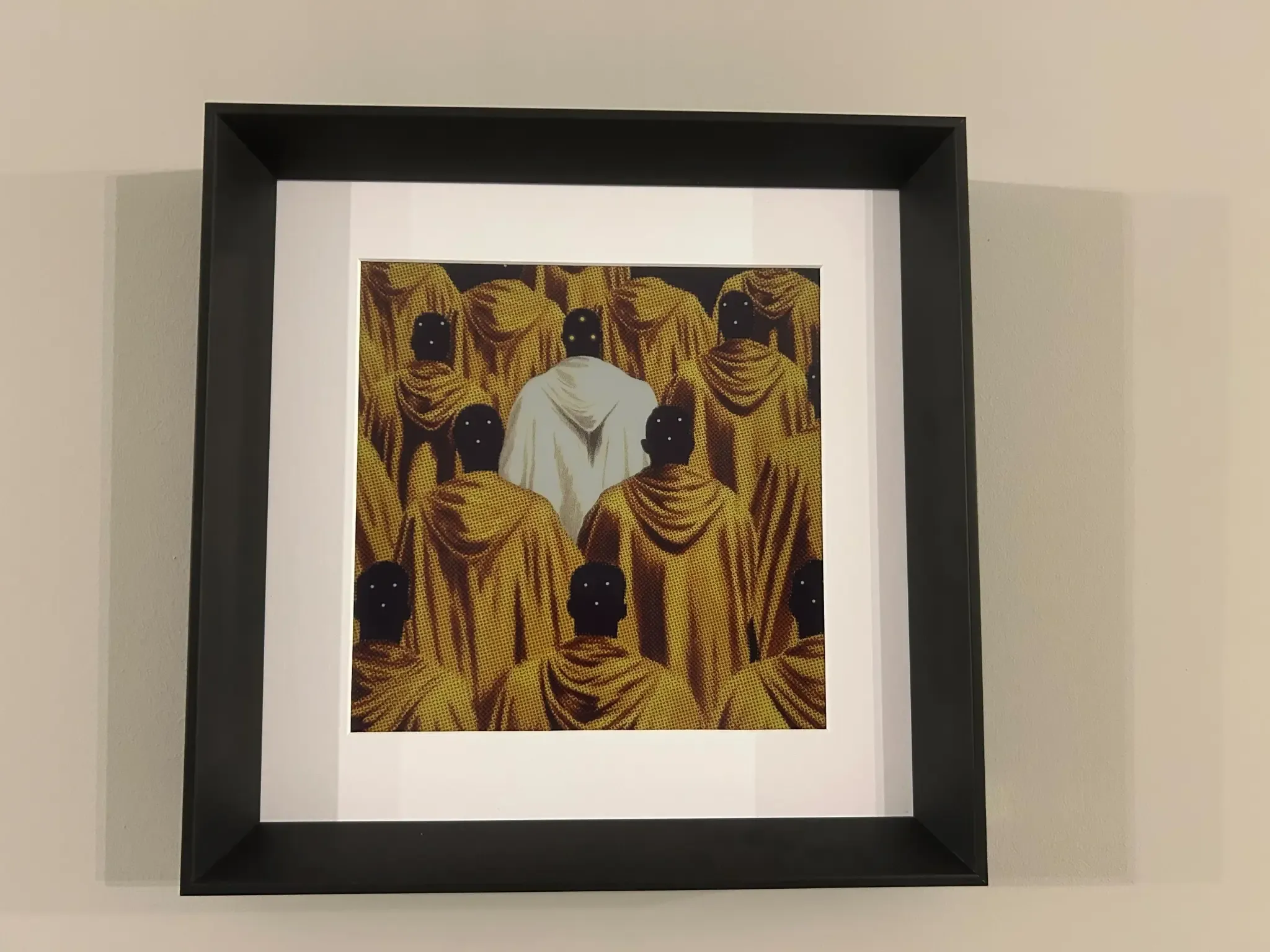 Frame hanged on a wall